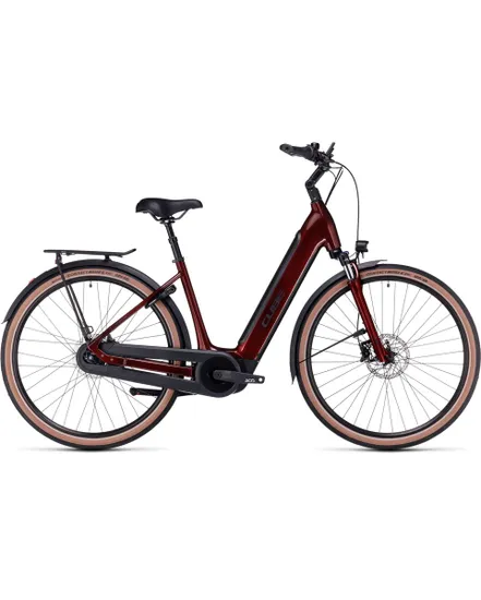 Vélo électrique urbain Unisexe SUPREME HYBRID PRO 500 Rouge