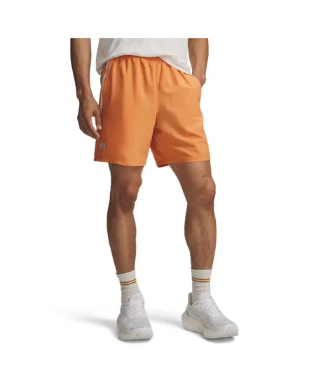 Short Homme UA LAUNCH 7 SHORTS Orange