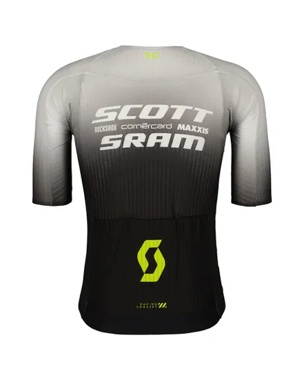 Maillot manches courtes Homme RC SCOTT-SRAM RACE Noir/Blanc