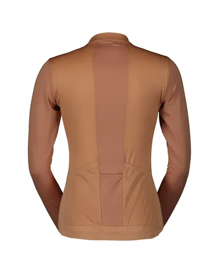 Maillot manches longues Femme ENDURANCE 10 Rose Beige/Orange