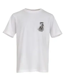 T-shirt Enfant SKULL OVERGROWN YOUTH Blanc