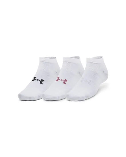 Socquettes Unisexe UA ESSENTIAL LOW CUT 3PK Blanc