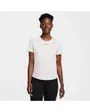 T-shirt Femme W NK ONE CLASSIC DF SS TOP Blanc