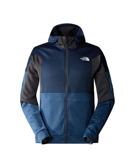 Veste à capuche manches longues Homme M MA FULL ZIP FLEECE - EU Bleu