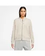 Sweat zip à capuche manches longues Femme W NSW GYM VNTG EASY FZ HOODIE Beige