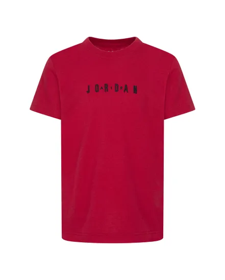 T-shirt Enfant JDB MJ WORDMARK EMB CREW Rouge
