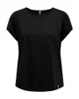 T-shirt manches courtes Femme ONPAUB-JYX ON SS BAT LOOSE JRS TEE Noir