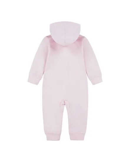 Combinaison Bébé NKN ESSENTIALS HOODED COVERALL Rose