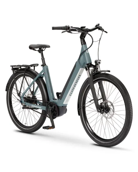 Vélo électrique urbain Unisexe SINUS R8EF WAVE Bleu Gris