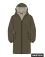 Blouson matelassé Homme JPRBLUALVES PARKA FR Vert