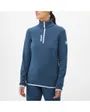 Polaire col zip Femme SENECA FL PO W Bleu