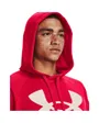 Sweatshirt à capuche manches longues Homme UA Rival Fleece Big Logo HD Rouge