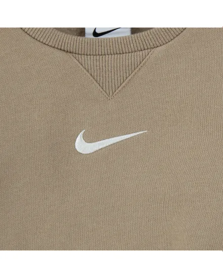 Ensemble de survetement Bébé NKN ESSENTIAL FLEECE CREW SET Beige