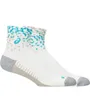 1 Paire de chaussettes Unisexe PERFORMANCE RUN SOCK QUARTER Blanc