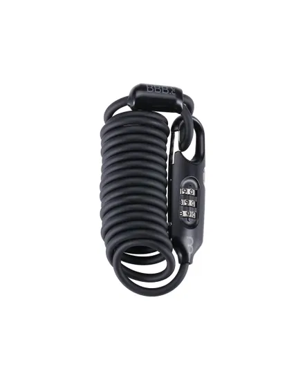 Fixation Antivol CableTie BBB BBL-93 - Support Pour Câble De Vélo, Compatible Tubes 27,2-60 Mm