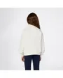 Sweat col zip Fille Beige