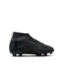 Crampons de football Enfant JR SUPERFLY 10 CLUB FG/MG Noir