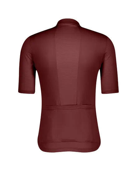 Maillot manches courtes Homme ENDURANCE 10 Rouge Grenat/Rouge