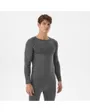 Haut manches longues Homme DRYNAMIC WARM LS TEE Gris