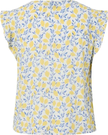 Top Femme Pcbarri Col V Viscose