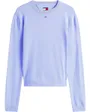 Pull col rond Femme ESSENTIAL CREW SWEATER EXT Bleu Iris
