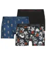 Lot de 3 Boxers Homme Jacmurphy Skull