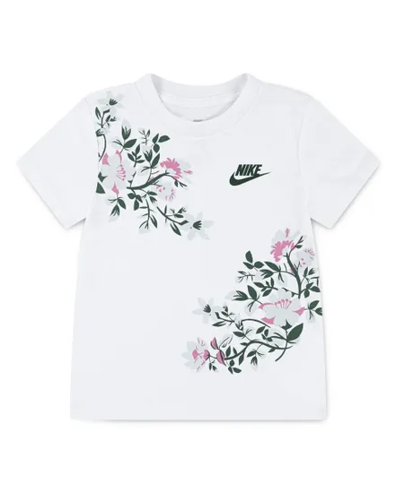 T-shirt Fille NKG PRINTED CLUB RINGLET Blanc