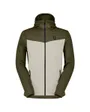 Veste polaire Homme DEFINED MID HOODY Vert Sapin/Écru