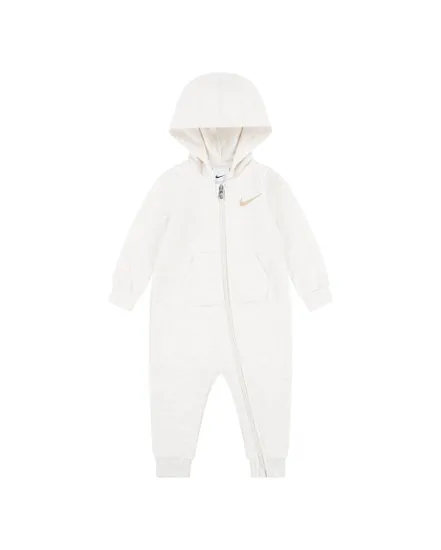 Ensemble de survetement Bebe garcon NKN ESSENTIALS HOODED COVERALL Blanc