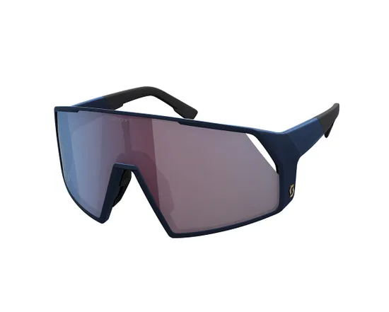 Lunettes Unisexe PRO SHIELD Bleu Marine/Bleu Chrome Enhancer
