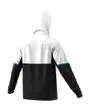 Sweatshirt à capuche manches longues Homme M D4GMDY FZHD Blanc