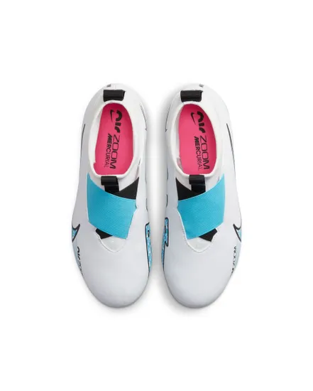 Crampons de football Enfant JR ZOOM SUPERFLY 9 ACAD FG/MG Blanc