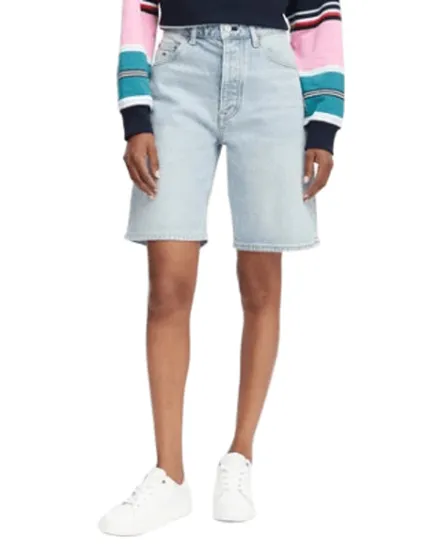 Short Bermuda Femme RLXD Denim Bleu