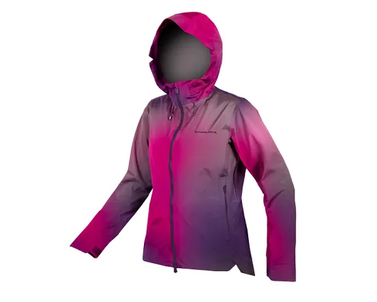 Veste imperméable Femme MT500 WATERPROOF Violet/Rose