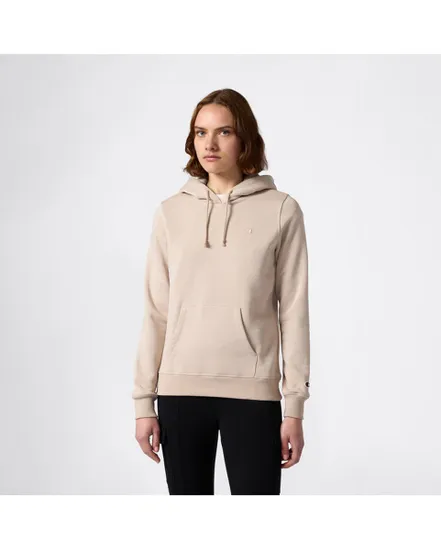 Sweat à capuche Femme Beige