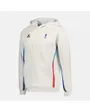 Sweat à capuche homme Village Equipe de France Olympique - Ecru

