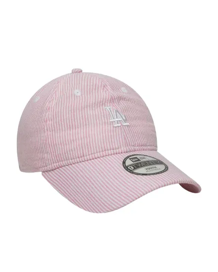 Casquette Enfant New Era 9TWENTY Seersucker Dodgers Rose