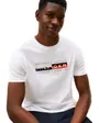 T-shirt col rond Homme TH COLOUR BLOCK GRAPHIC TEE Blanc