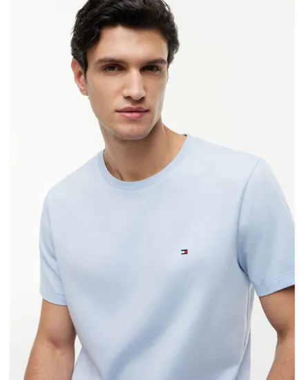 T-shirt col rond Homme ESS SEASONAL REG FIT SOLID TEE Bleu Ciel