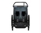 Remorque pour enfant 2 places CHARIOT CAB Gris