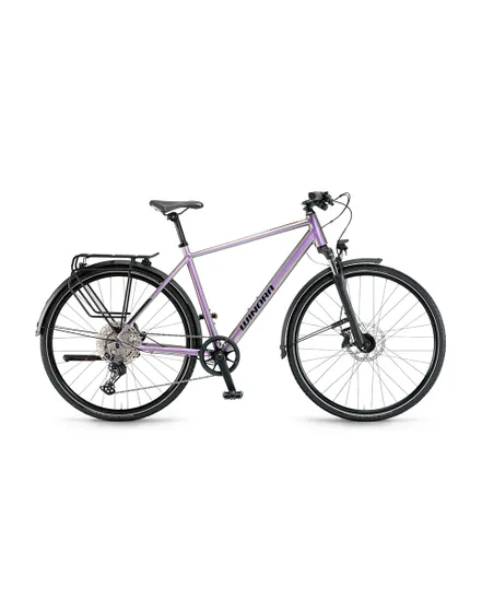 Vélo trekking Homme DOMINGO 12 PRO GENT Violet Chameleon