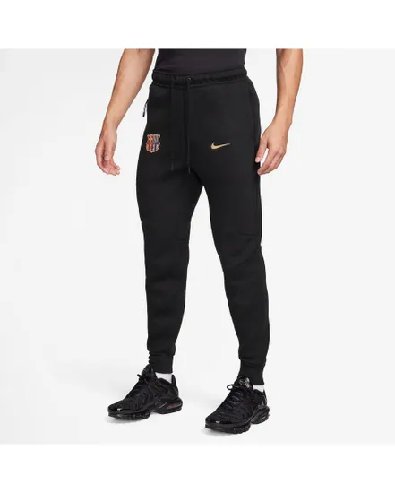 Pantalon de survetement Homme FCB MNSW TECH FLC JGR PANT Noir