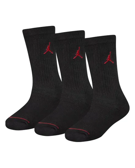 Lot chaussettes Jeune enfant JHN JORDAN JUMPMAN CREW Noir