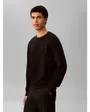 Pull col rond Homme LS SUPIMA COTTON CREW 14GG Noir