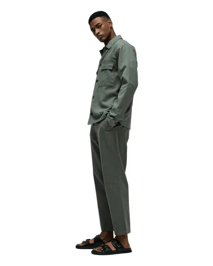 Chemise Overshirt Homme Lin Coton Lavé