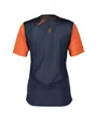 Maillot manches courtes Femme TRAIL VERTIC Bleu foncé/Orange