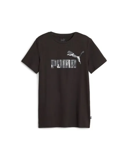 T-shirt Enfant B ESS+ CAMO LOGO TEE Noir