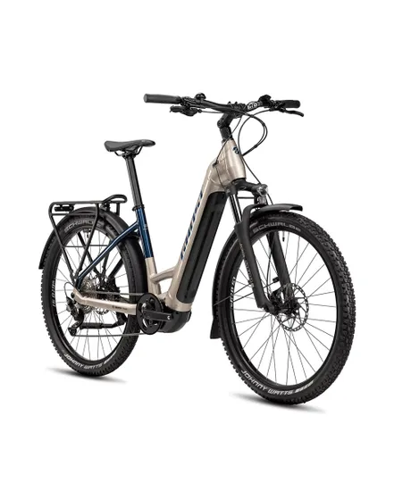 VTT électrique semi rigide Unisexe E-TERU UNIVERSAL EQ LOW Gris/Bleu