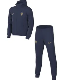survetement de football Enfant plus âgé FFF Y NK DF STRK HD TRK SUIT K Bleu