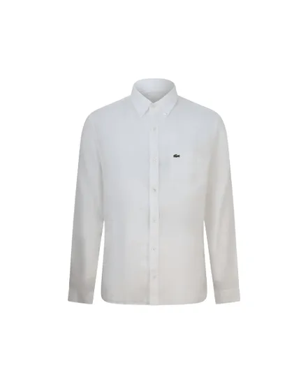 Chemise Homme Lin Blanc Lacoste